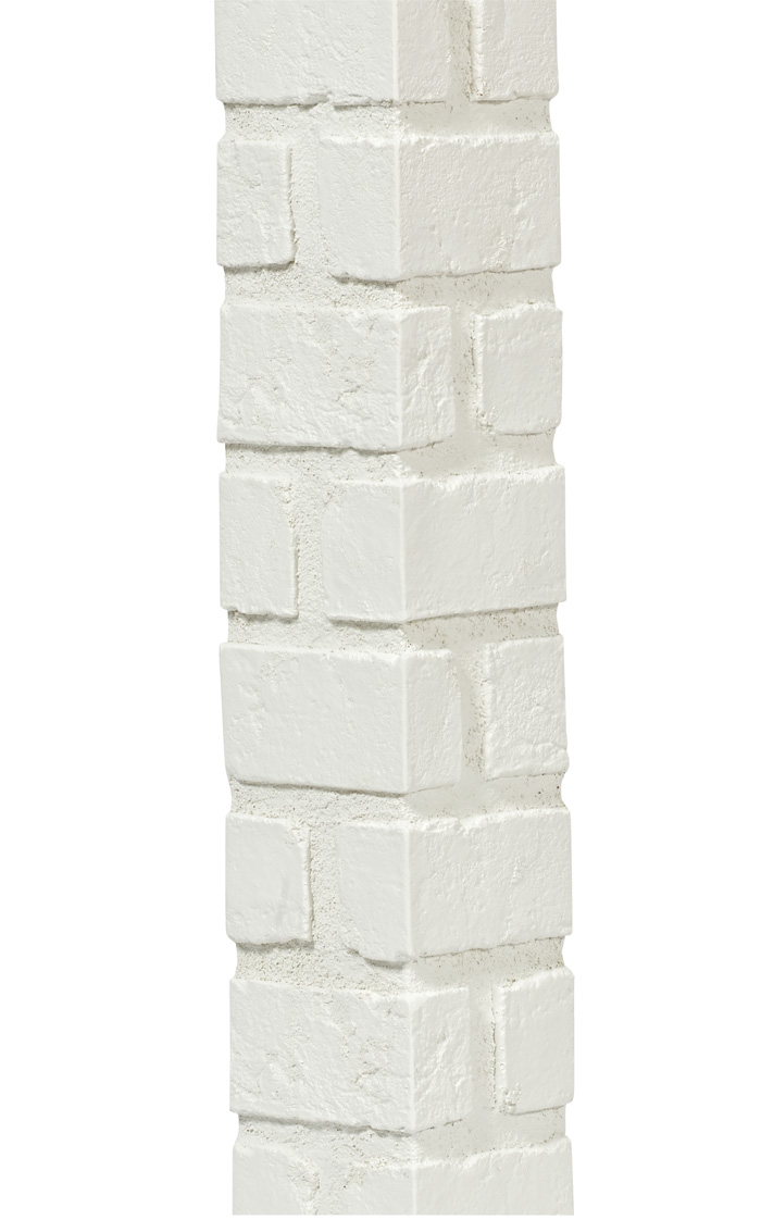 Brick Antique Corner - White